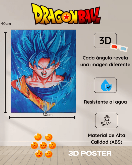 PÓSTER 3D - DRAGON BALL