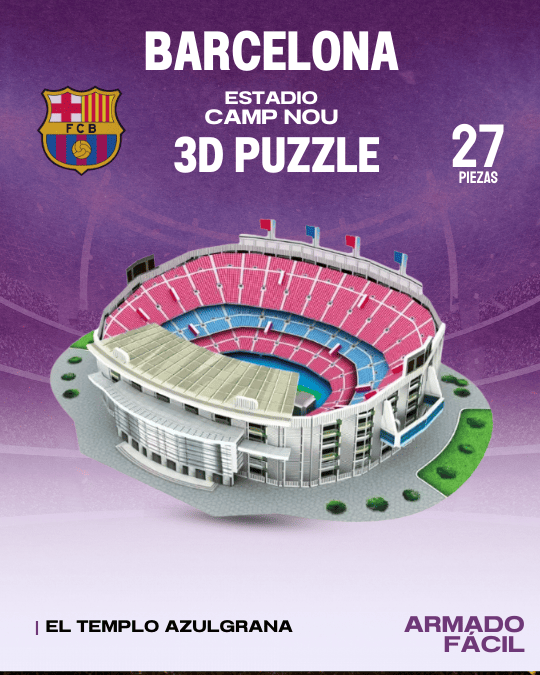 Estadio Camp Nou - 3D Puzzle